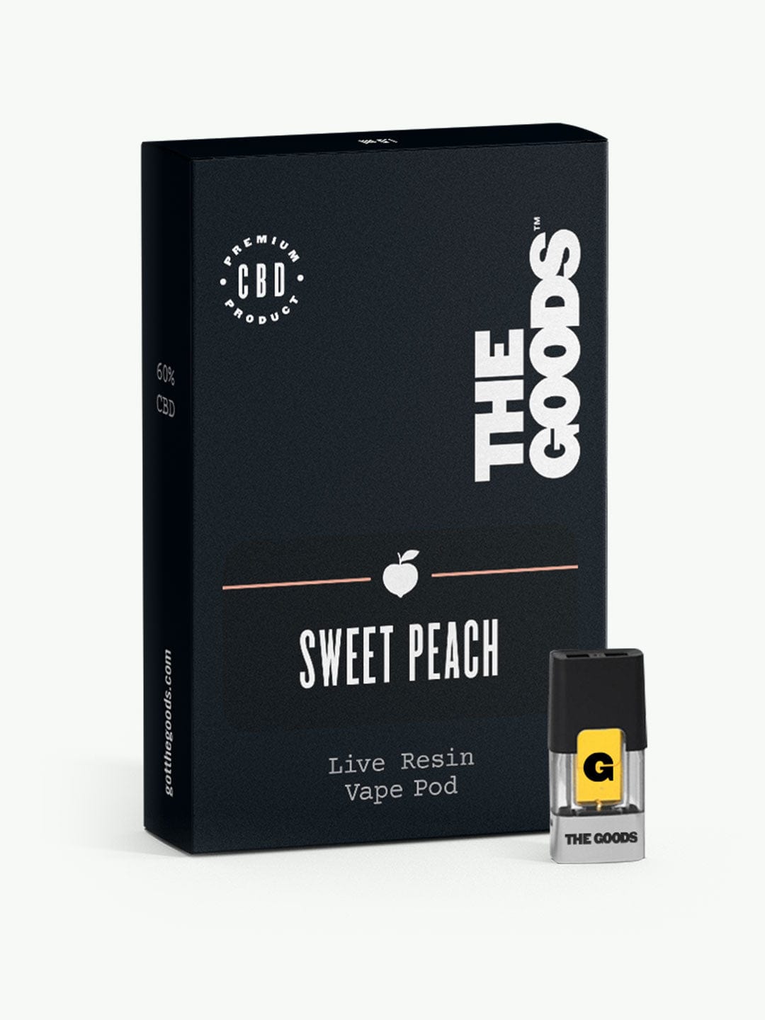 Sweet Peach Live Resin CBD Vape Pod
