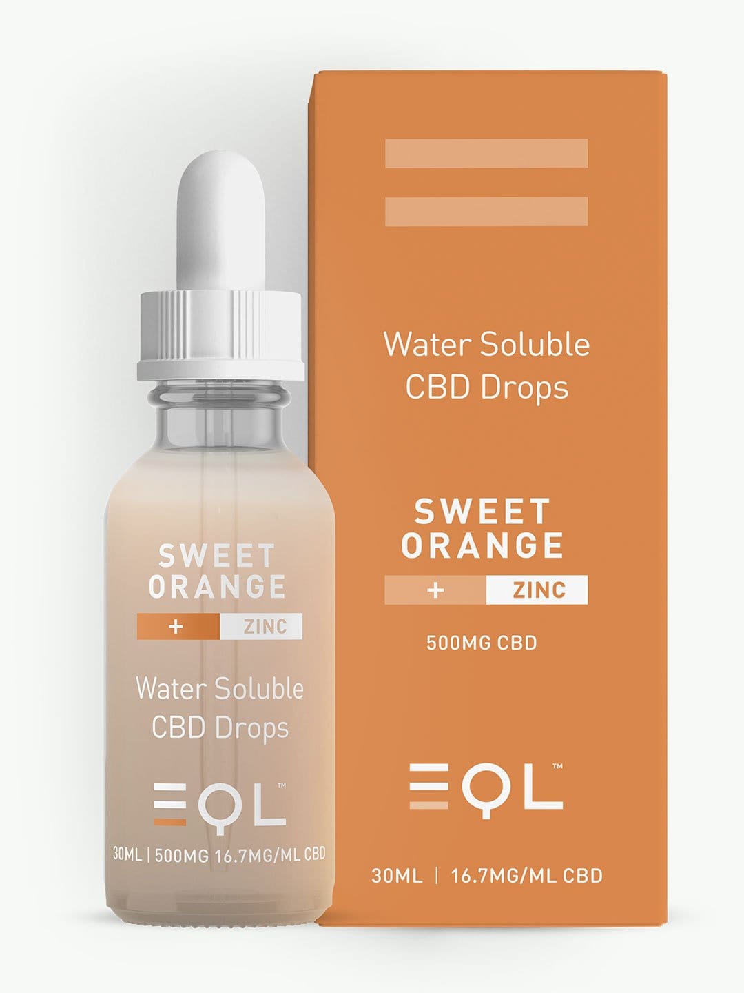 CBD solubile in acqua (500mg)|Zinco, arancia dolce