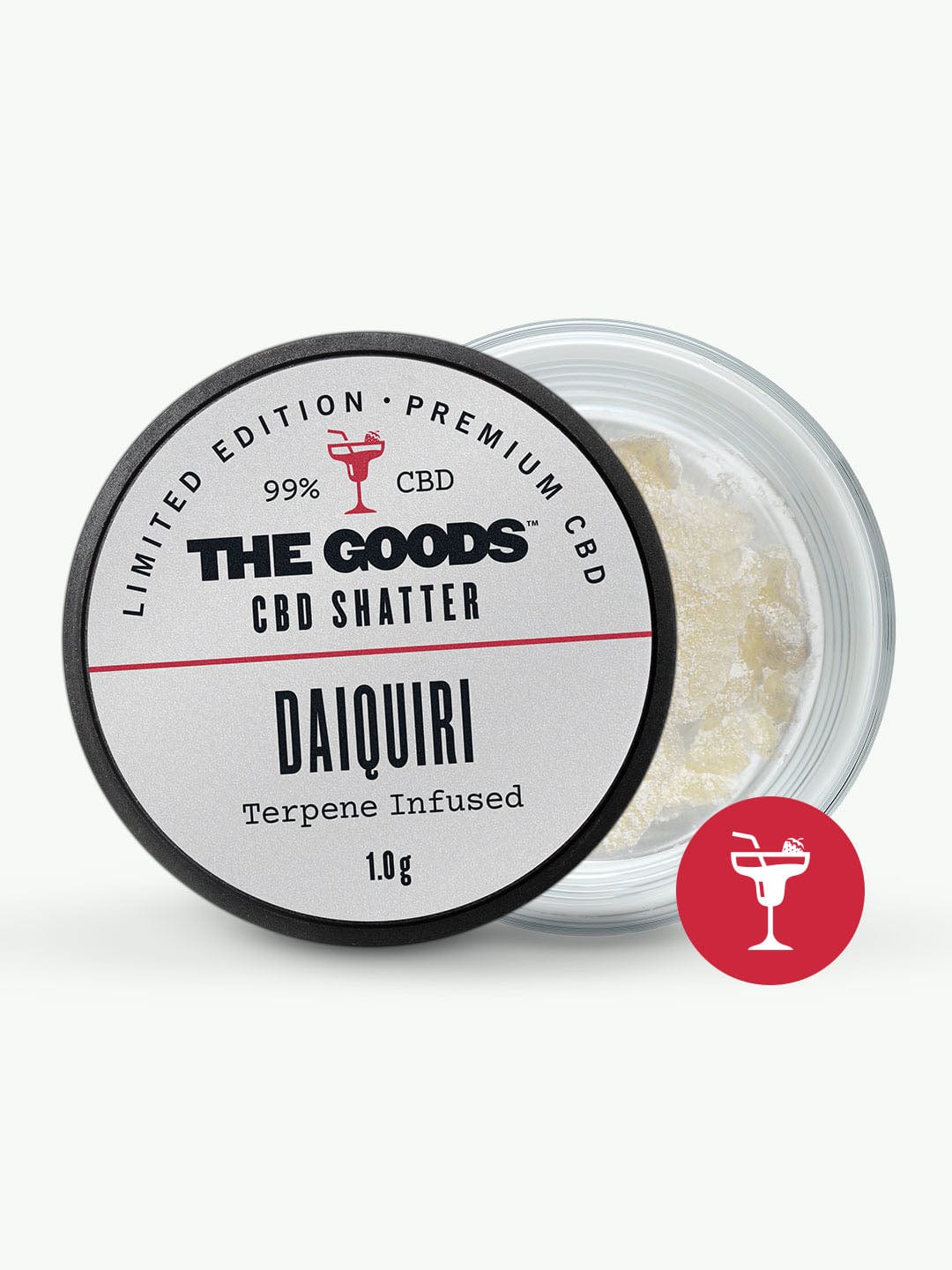 STRAWBERRY DAIQUIRI CBD ISOLATO SHATTER