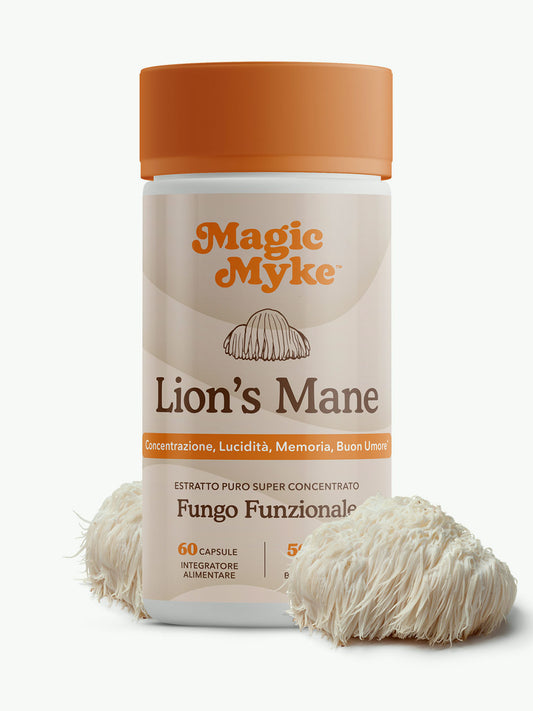 "Lion’s Mane" Fungo Funzionale | 60 Capsule