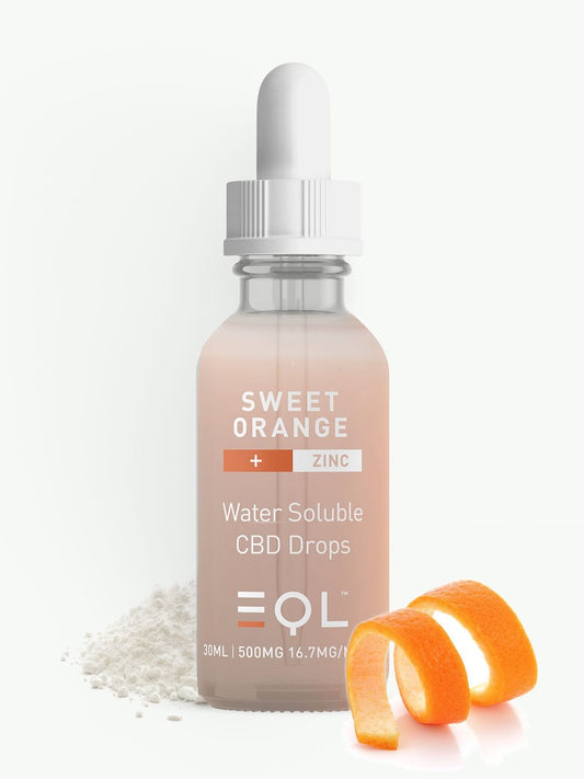 CBD solubile in acqua (500mg)｜Zinco, arancia dolce
