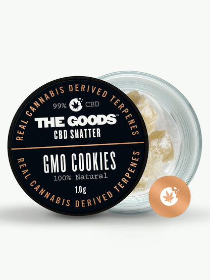 GMO COOKIES CBD ISOLATO SHATTER - TERPENI NATURALI