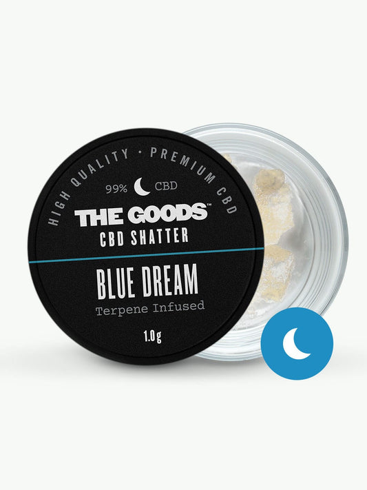 BLUE DREAM CBD ISOLATE SHATTER