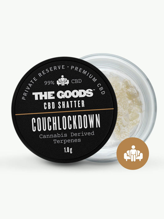 COUCHLOCKDOWN CBD ISOLATO SHATTER
