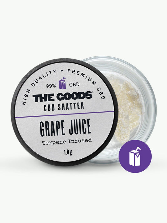 GRAPE JUICE CBD ISOLATO SHATTER