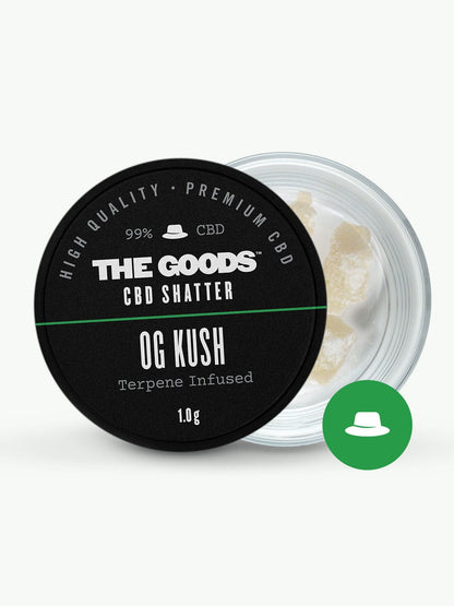 OG KUSH CBD ISOLATO SHATTER
