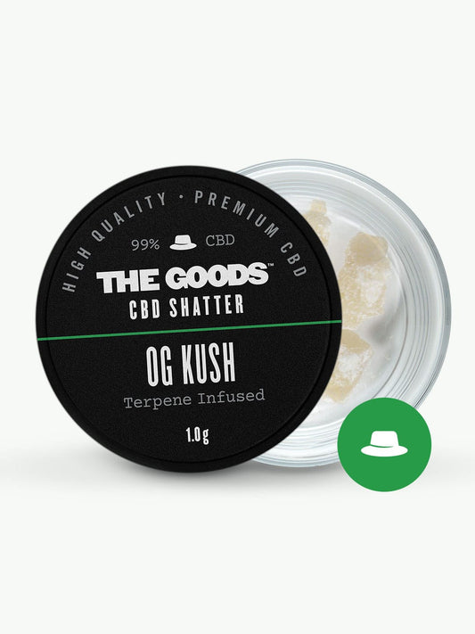 OG KUSH CBD ISOLATO SHATTER
