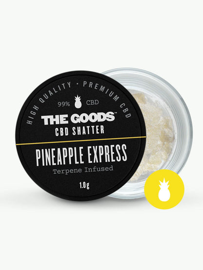 PINEAPPLE EXPRESS CBD ISOLATO SHATTER
