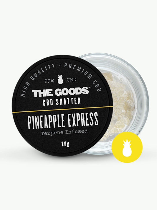 PINEAPPLE EXPRESS CBD ISOLATO SHATTER