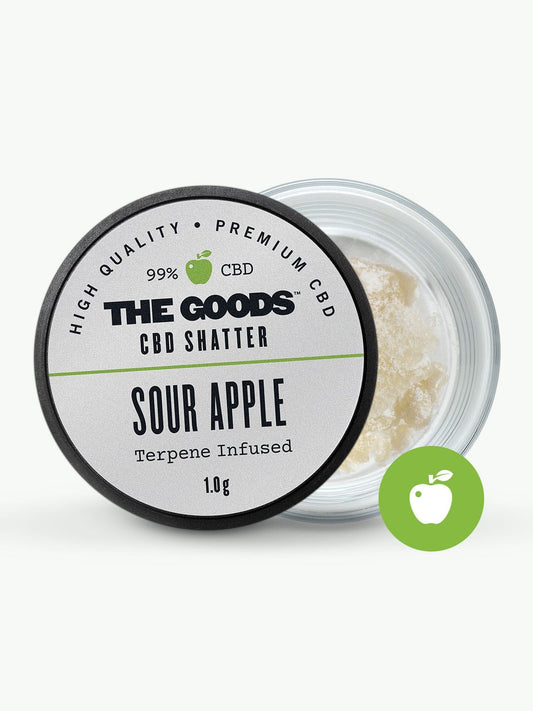 SOUR APPLE CBD ISOLATO SHATTER